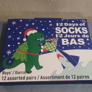 12 Days of Socks Gift Set - Festive Multicolor